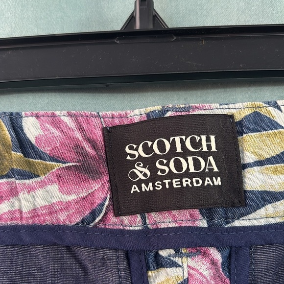 Scotch & Soda Men’s Size 36 Twilt Loose Fit Hawaiian Floral Shorts NWT Tropical - Picture 3 of 7